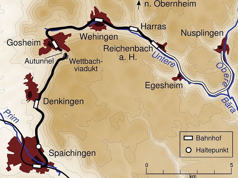  Bahnstrecke Heubergbahn 